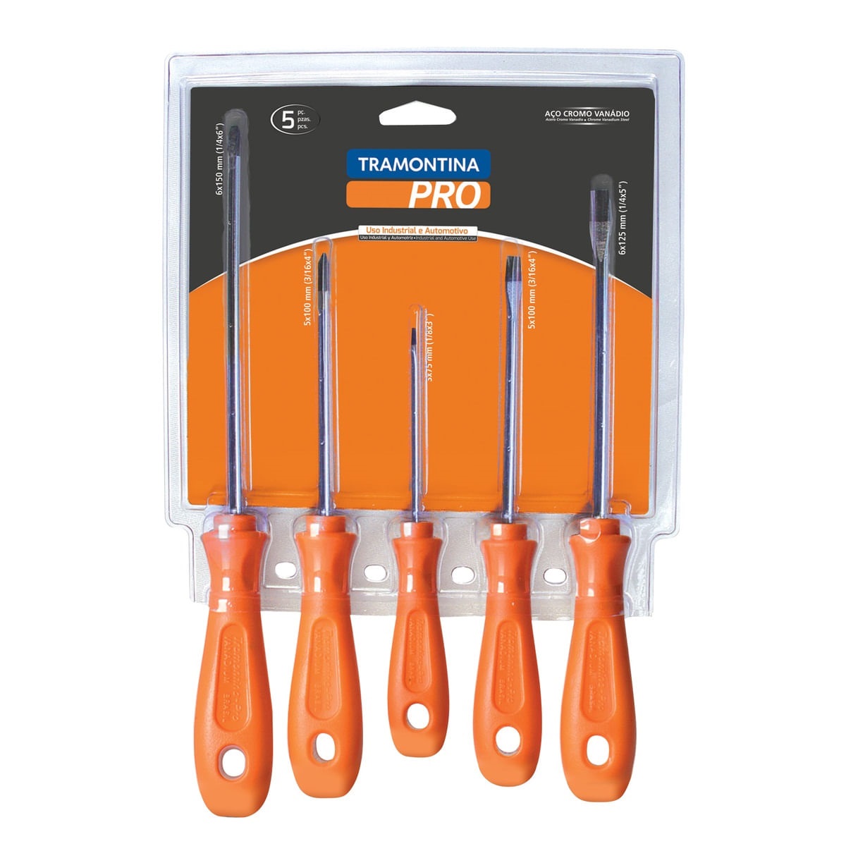 Jg Chave Fenda Ponta Cruz 5pcs pro
