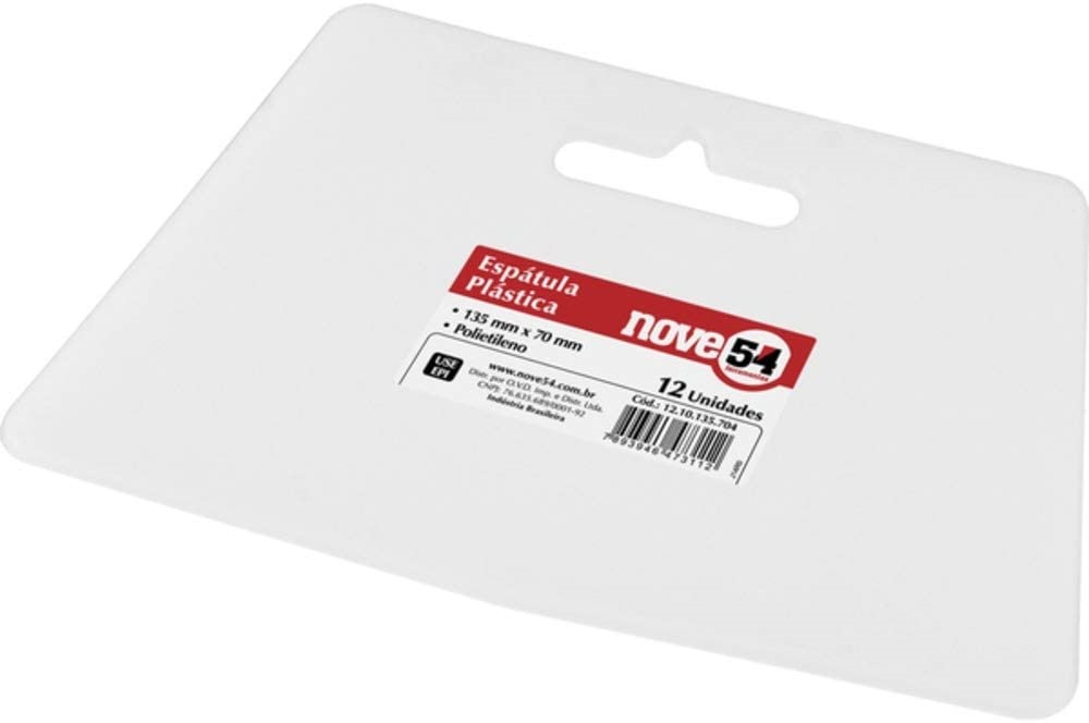 Espatula Plastica 120x70mm Nove54