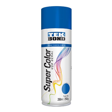 Tinta Spray uso Geral Azul 350ml Tekbond
