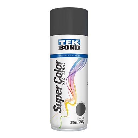 Tinta Spray uso Geral Grafite 350ml tek