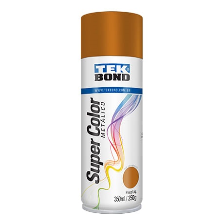 Tinta Spray Metalico Cobre 350ml Tekbond