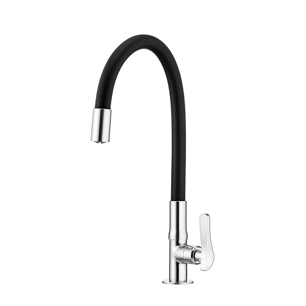 Torneira Mesa Flex Black 1177 b27 Lorenz