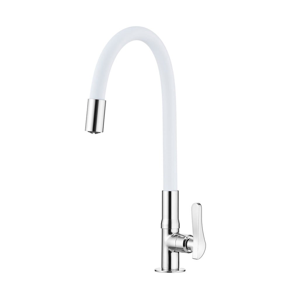 Torneira Mesa Flex White 1177 w27 Lorenz