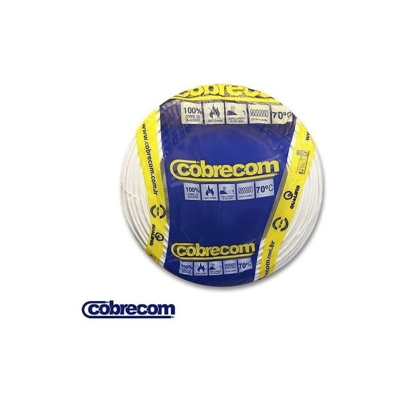 Cabo Atox Flex 2,5mm br C/100mt Cobrecom