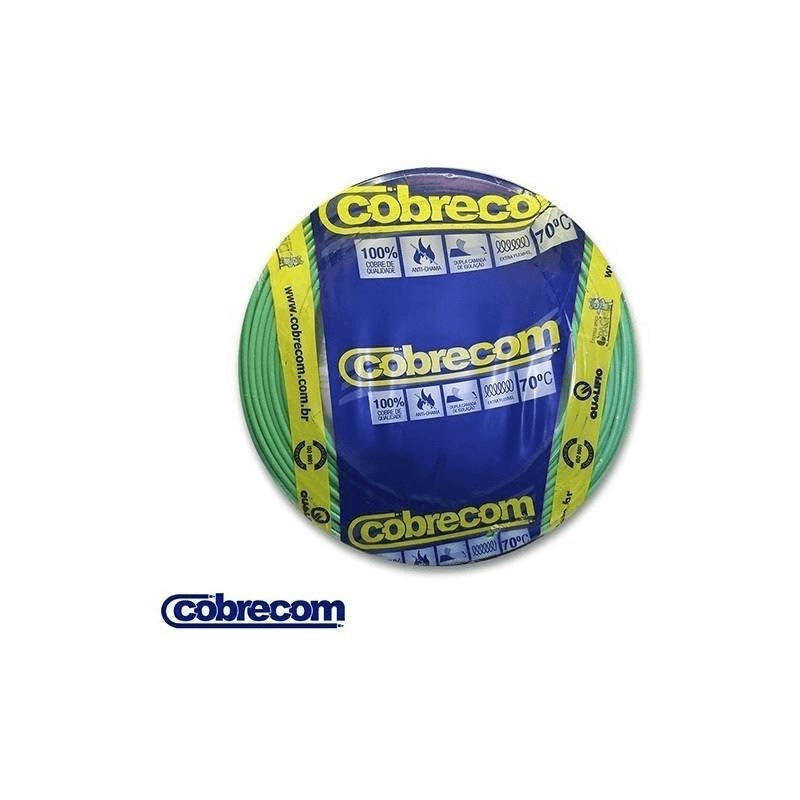 Cabo Atox Flex 4,0mm Verd C/100mt Cobrec