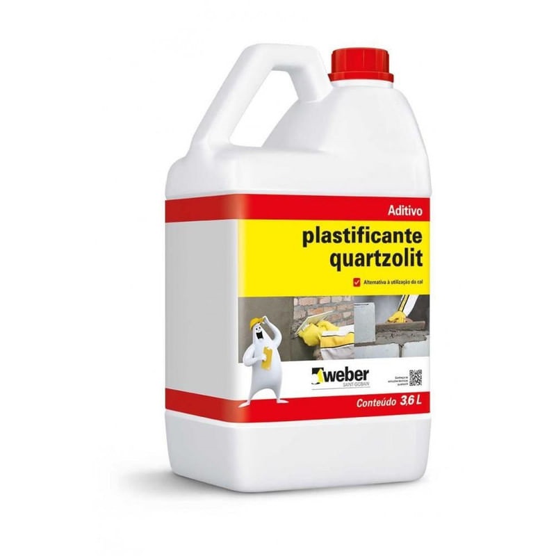 Aditivo Plastificante 3.6l Quartzolit