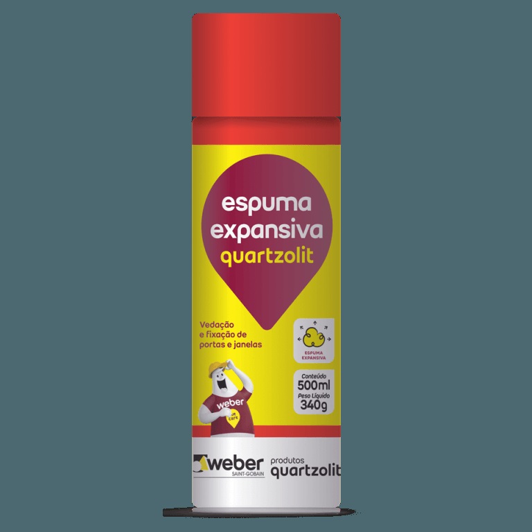Espuma Expansiva 500ml Quartzolit