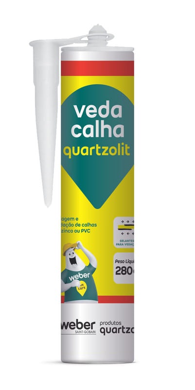 Veda Calha Cinza 360g Quartzolit