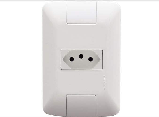 Tomada 2p+t 10a br Aria Tramontina