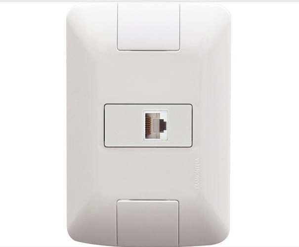 Tomada Rj45 Cat6 br Aria Tramontina