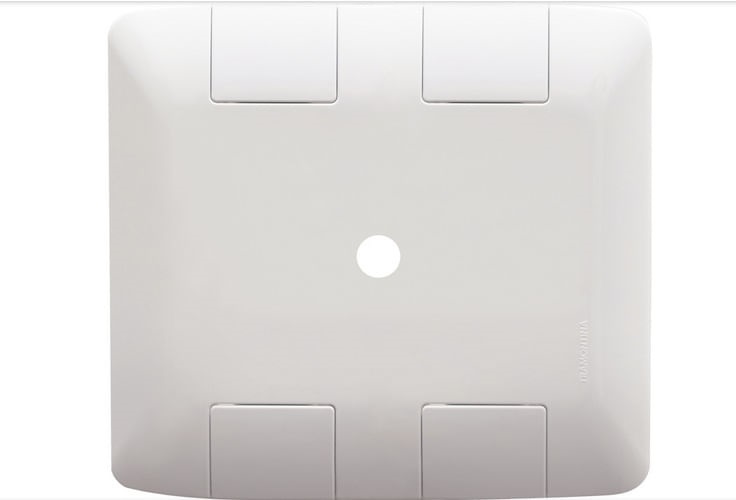 Placa 4x4 C/furo 9,5mm br Aria Tramon