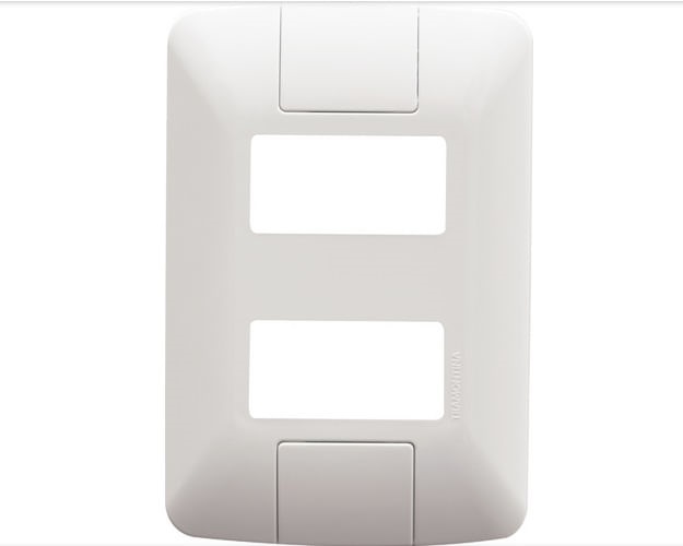 Placa 2p 4x2 Afastado br Aria Tramontina