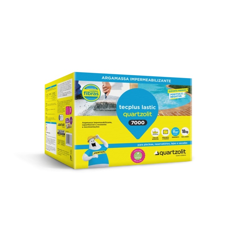 Tecplus Lastic 18kg Cinza Quartzolit