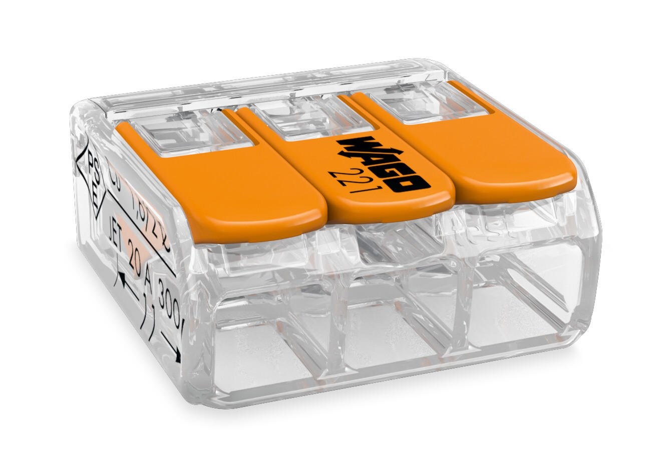 Conector de Emenda 3p 221-413 Wago