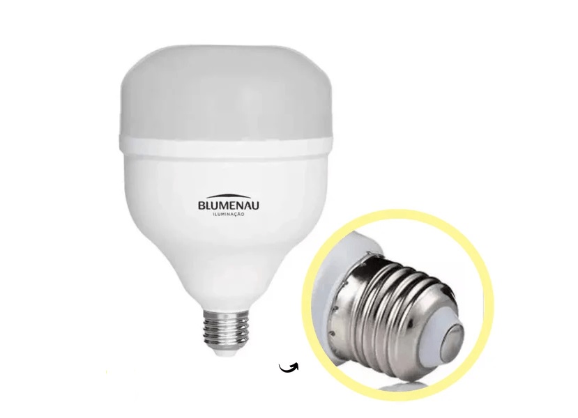 Lâmpada Led High Power T70 E27 30w 6500k Bivolt - Blumenau