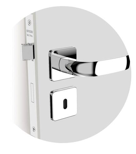 Fechadura int 40x53 Icaro cr Ros24 Sopra