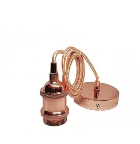 Luminaria Bocal Pend e27 Cobre Nitrolux