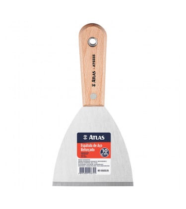 Espatula de aco Reforçado 100mm Atlas
