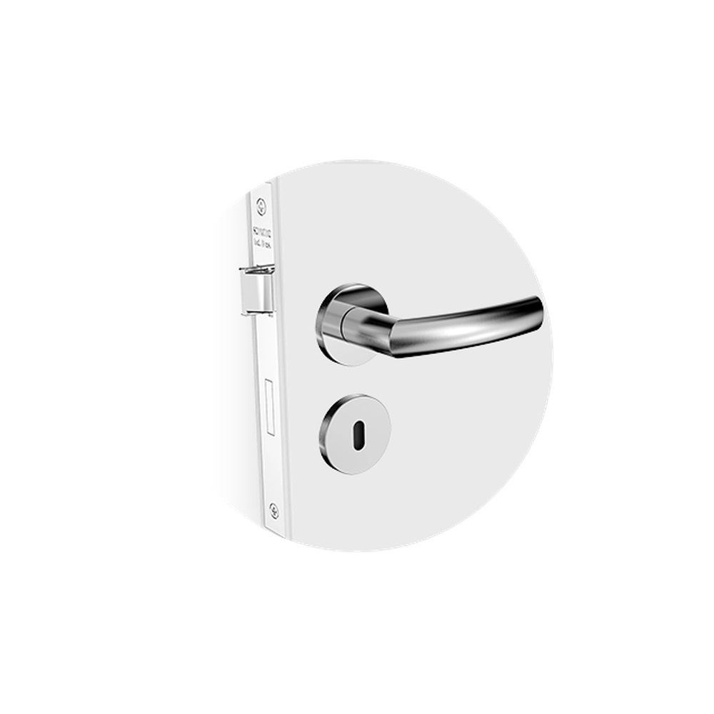 Fechadura Jurere Reta Interna Inox 40x53 ROS22 Soprano