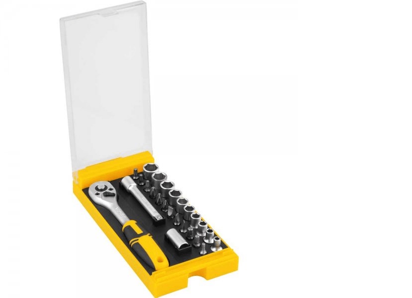 Jogo de Soquete Sext 1/4'' (25pc) Vonder