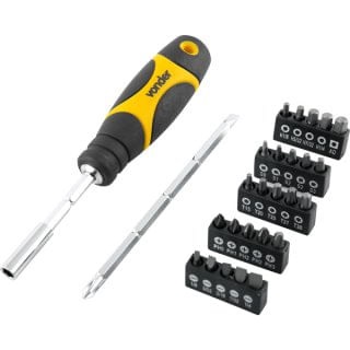 Bits/ponteira crv (28pc)1/4 Vonder