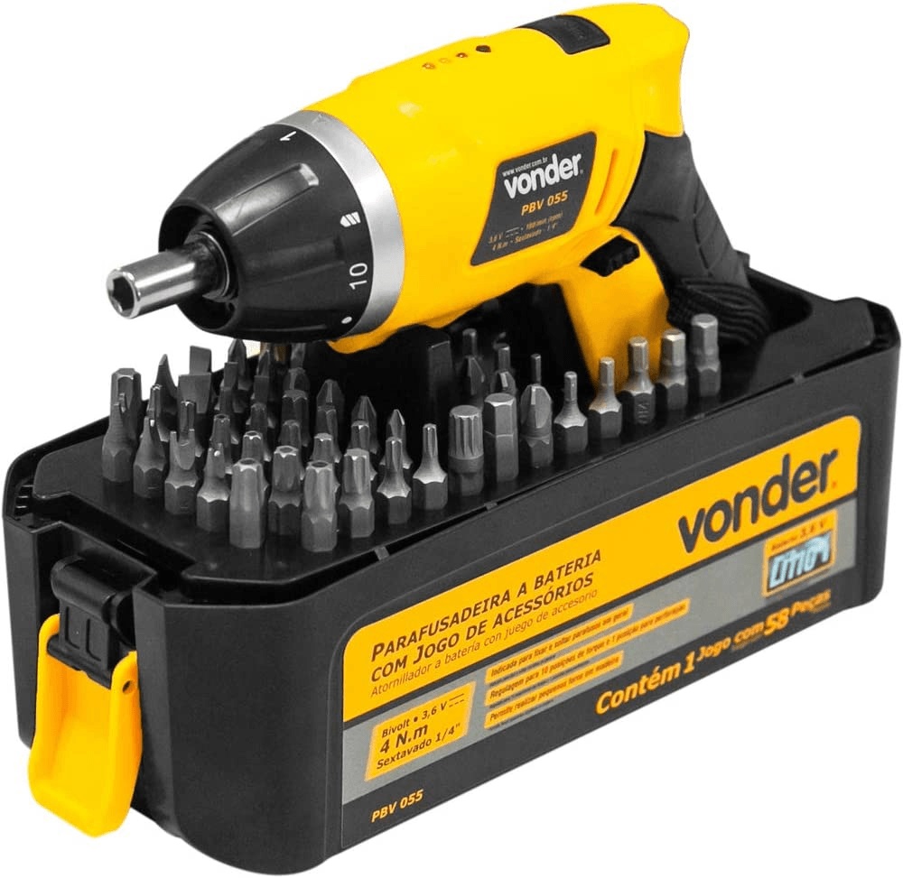 Parafusadeira Bat.3,6v Pbv055 biv Vonder