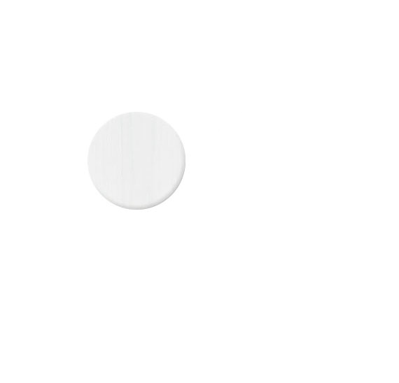 Tapa Parafuso Adesivo Branco Bemfixa