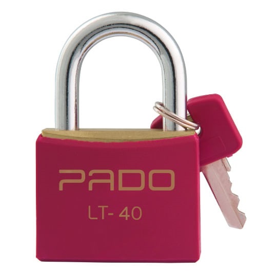 Cadeado 40mm C/pvc Rosa Pado