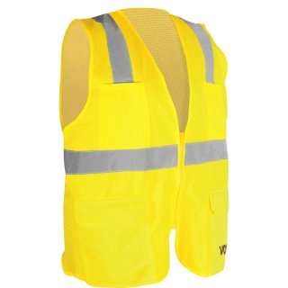 Colete Refletivo Bolso Amarelo Vonder