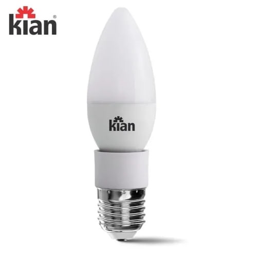 Lampada led Vela Leitosa 4w 6500k Kian