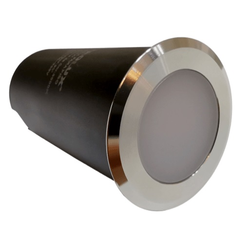 Luminaria P/piso Ip65 1w 3000k pt Nitrol