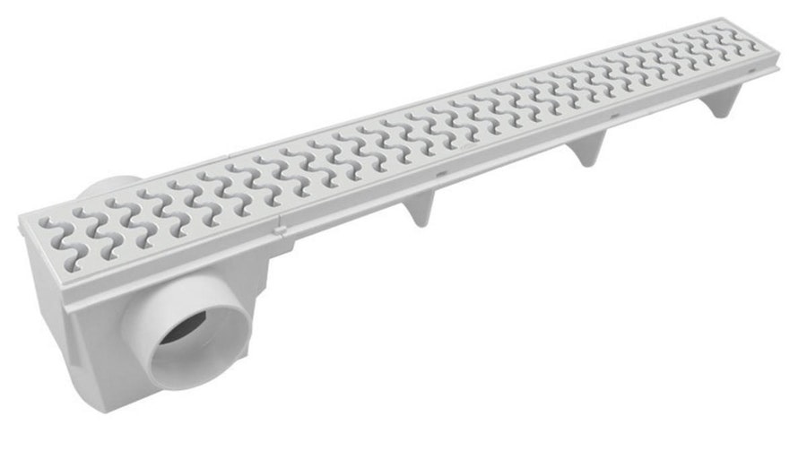 Ralo Linear Branco 90cm Amanco