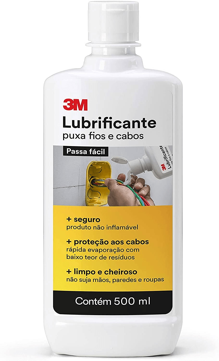 Lubrificante P/cabo 500ml 3m