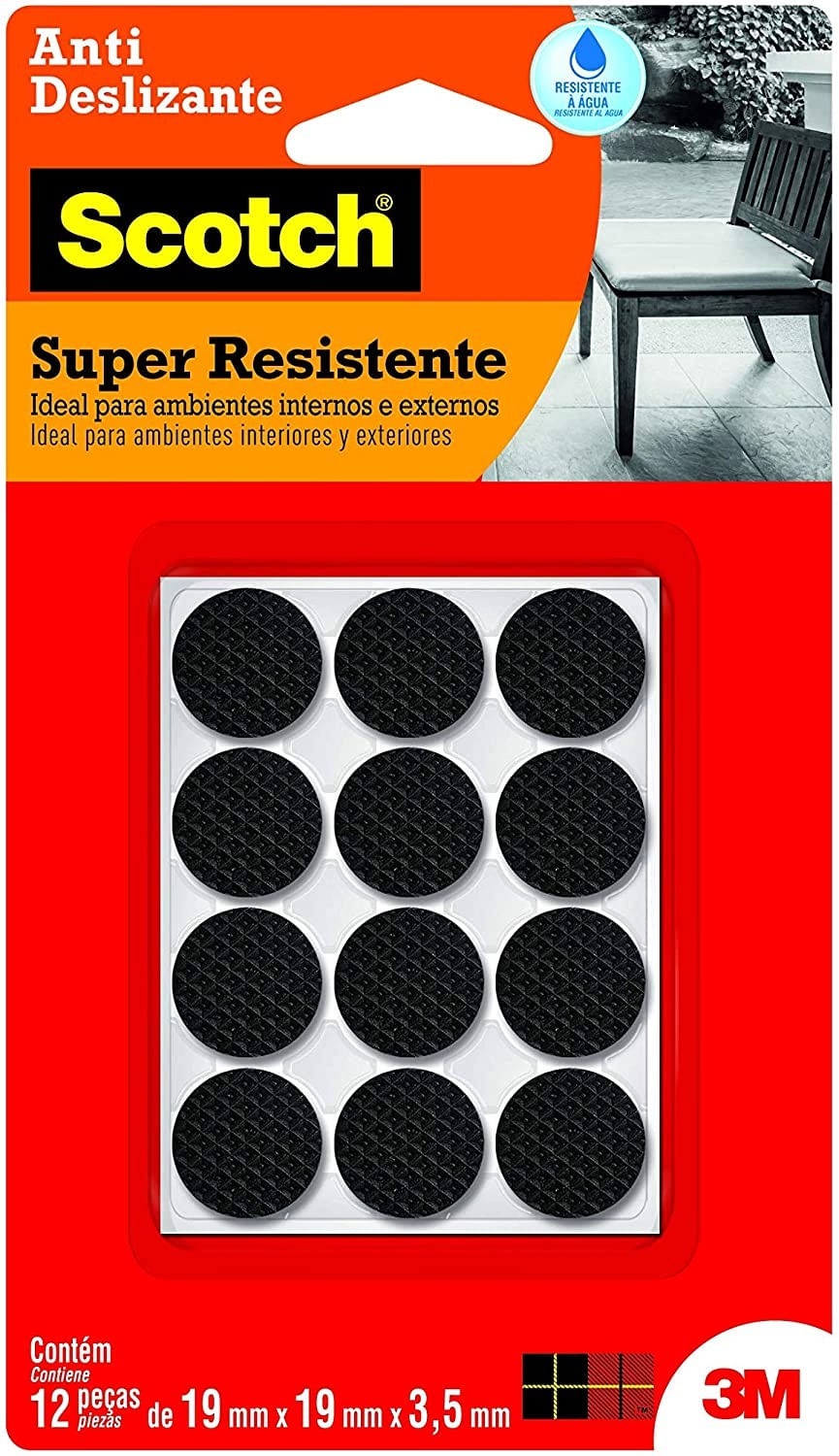 Protetor Anti Risco Redondo Preto P 3M