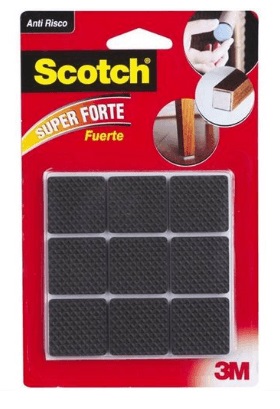 Protetor Anti Risco Quadrado Preto G 3M