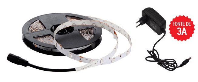 Kit Fita led 5m 36w 12v br Kian