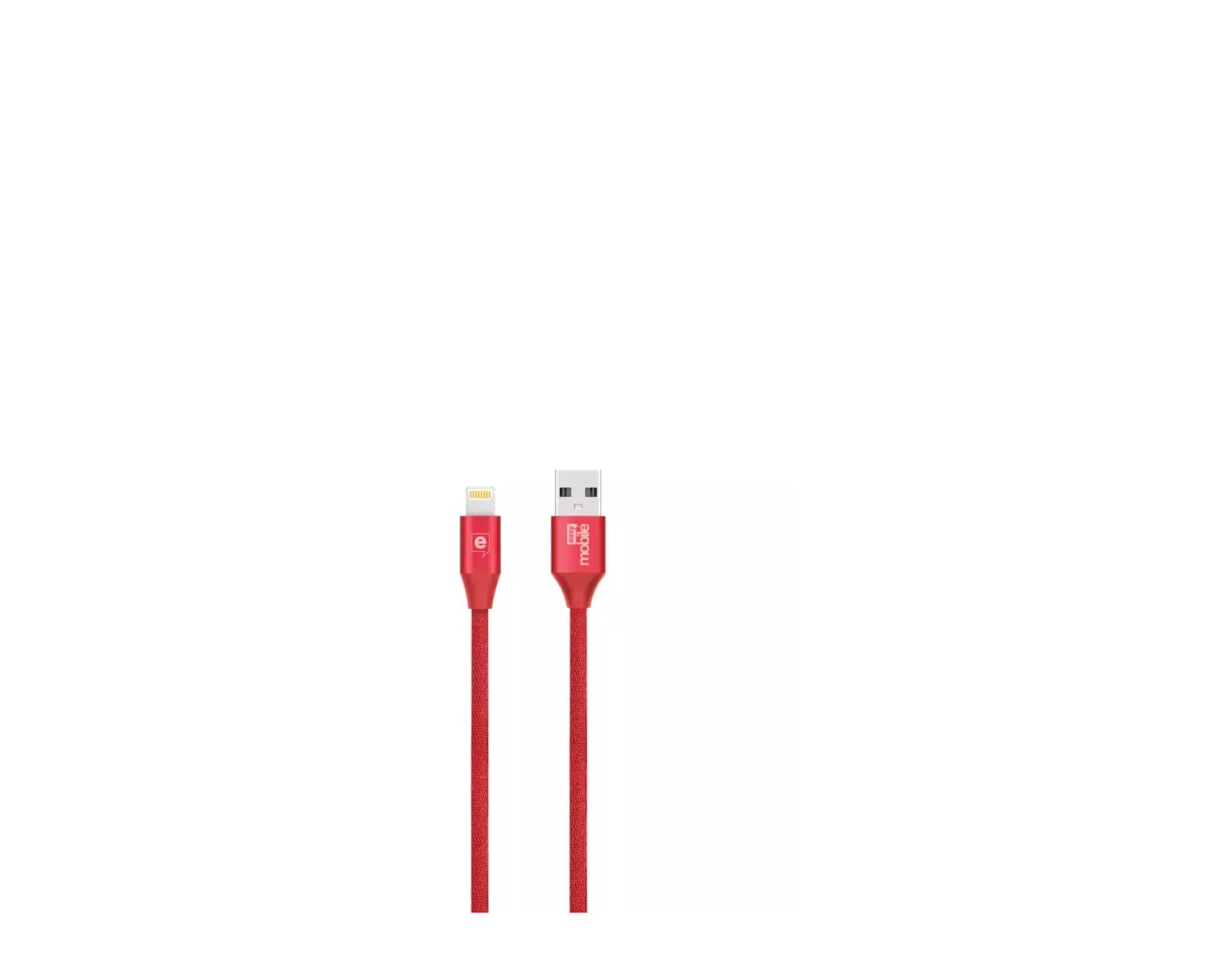 Cabo usb 1,2m Vermelho Easy Mobile