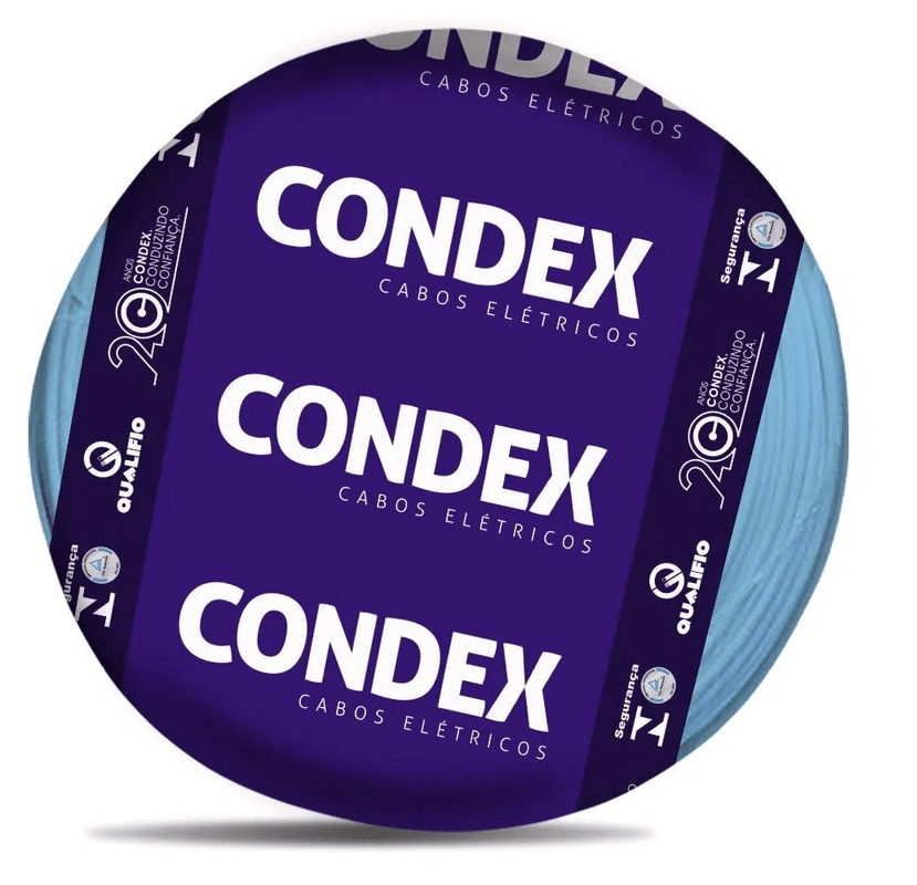 Cabo Flex 2,5mm Azul C/100mt Condex