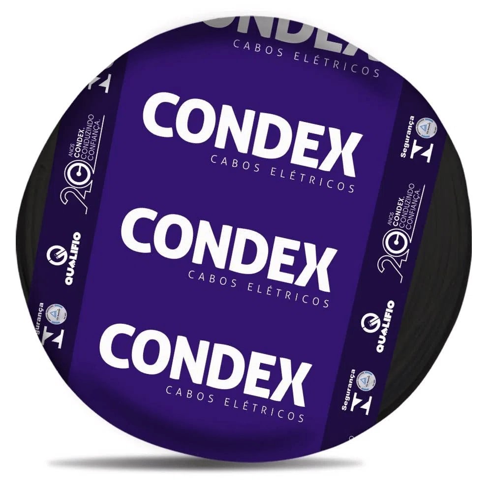 Cabo Flex 2,5mm pt C/100mt Condex
