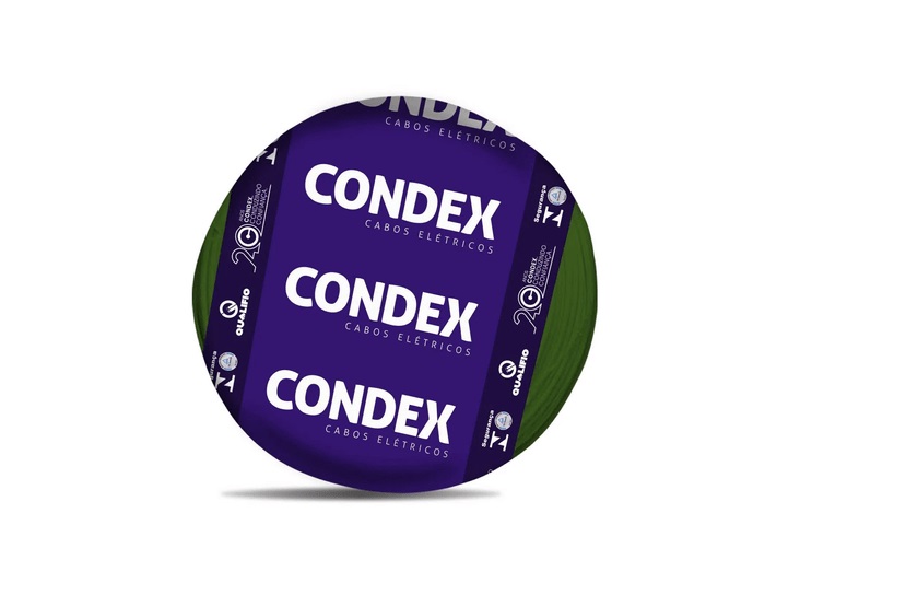 Cabo Flex 4,0mm Verde C/100mt Condex