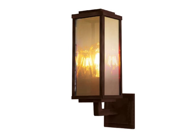 Arandela Vint Aero 25cm Marr Gold blu