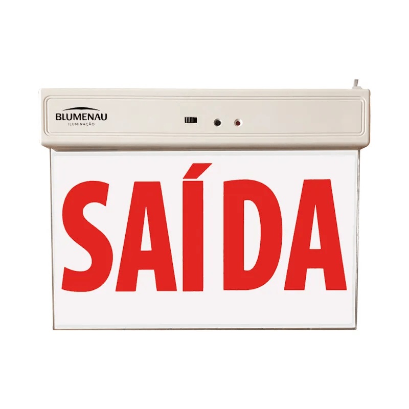 Placa de Saida led Verm 3000k Blum