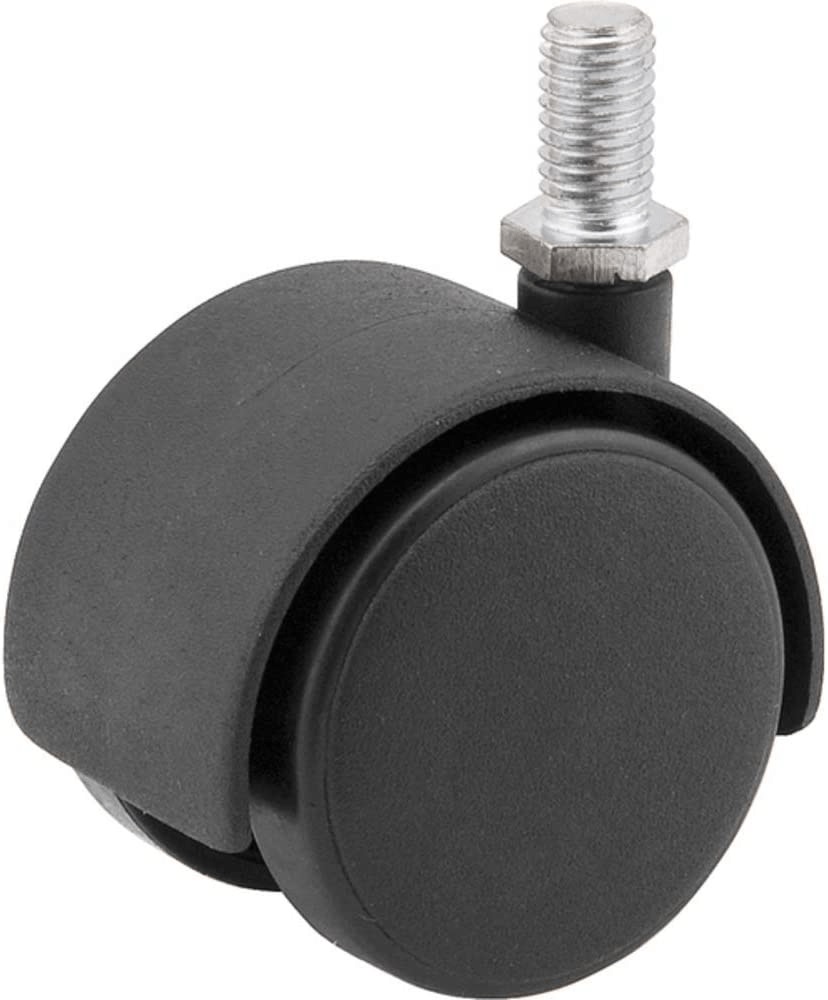 Rodizio gir Dupl 50x49mm Preto Vonder