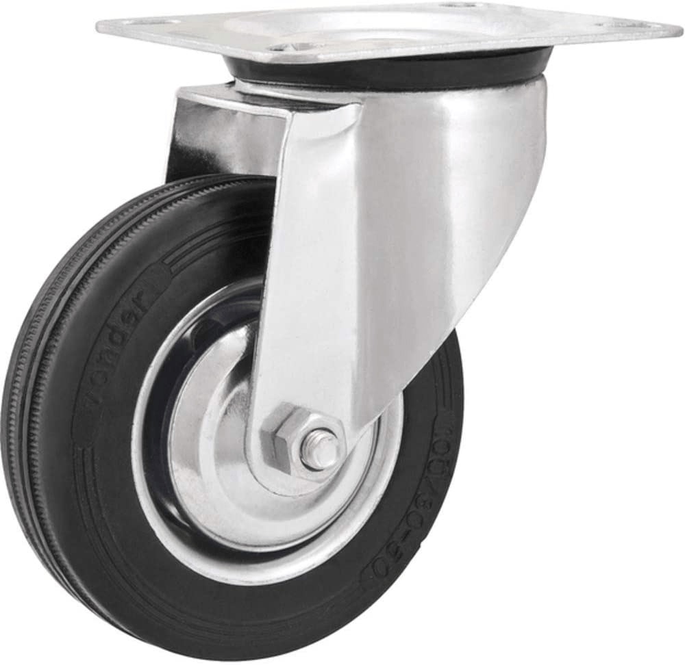 Rodizio gir 4'' Leve Preto Vonder