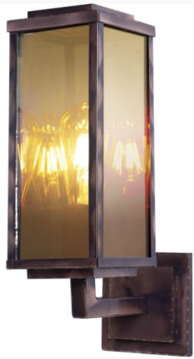 Arandela Vint Cover 25cm Cobre Blumen