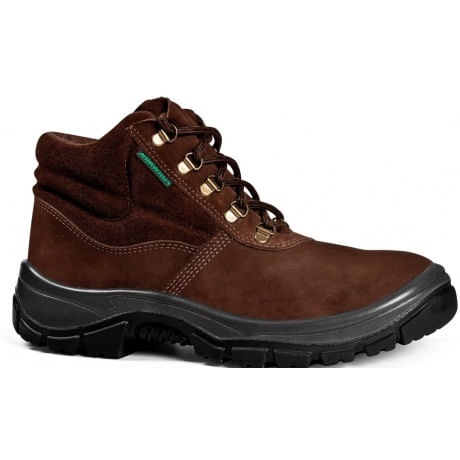 Bota Nobuck Com Biqueira Marrom Nº37 - BSB