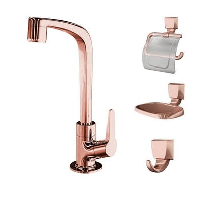 Kit Lavabo Rose Gold 2004 f71 Lorenzetti