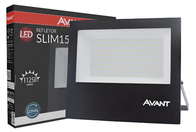 Refletor Led Slim 150w 6500k Bivolt - Avant