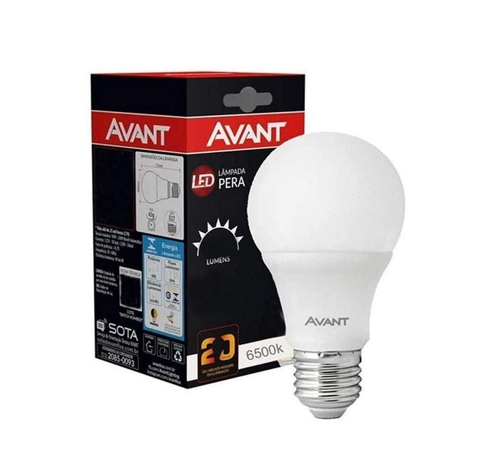 Lampada Bulbo Led 12w 6500k -  Avant