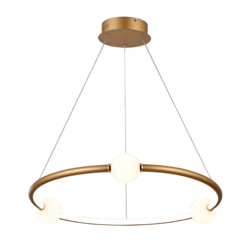 Pendente Lpl-004d 40w Dourado 4000k Nitr